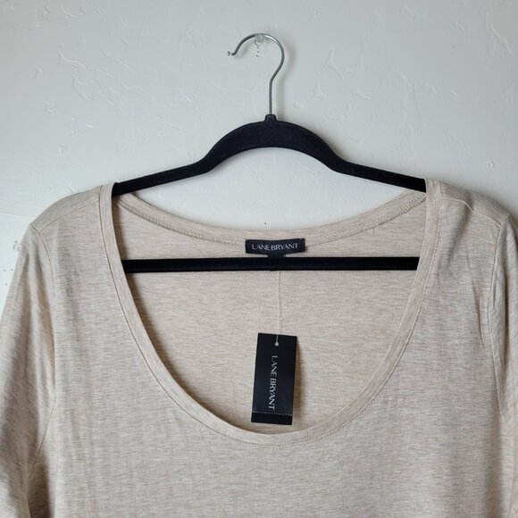 Lane Bryant Plus Size Lace Hem Blouse - Picture 8 of 8